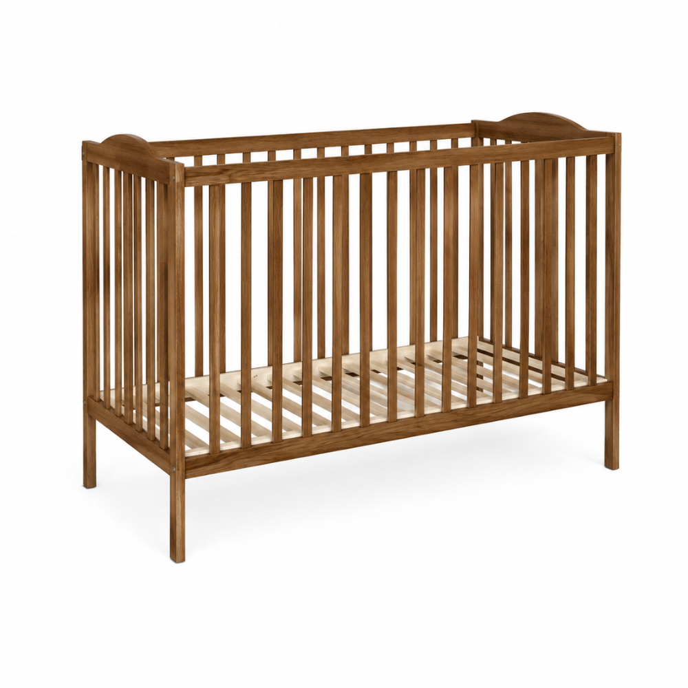 ATB NUBI Babybett 120 × 60 cm mit Sitzbankfunktion – Natur – weitere Produktansicht 2