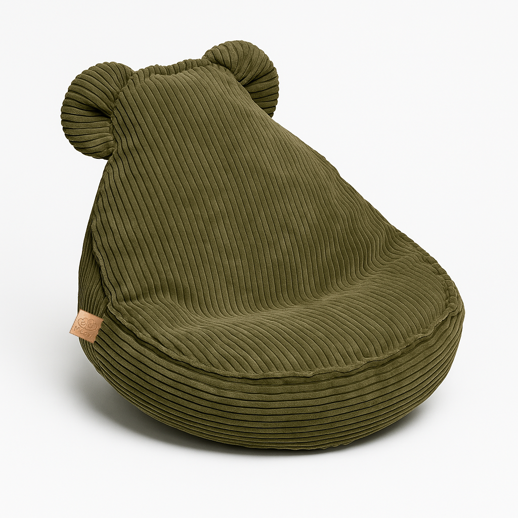 Ästhetische Teddy-Sako-Tasche, Khaki