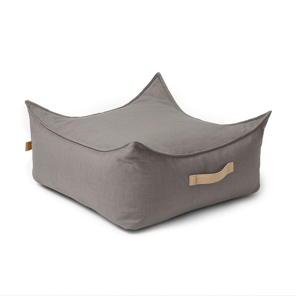 MeowBaby Outzy outdoor vierkante zitzak taupe