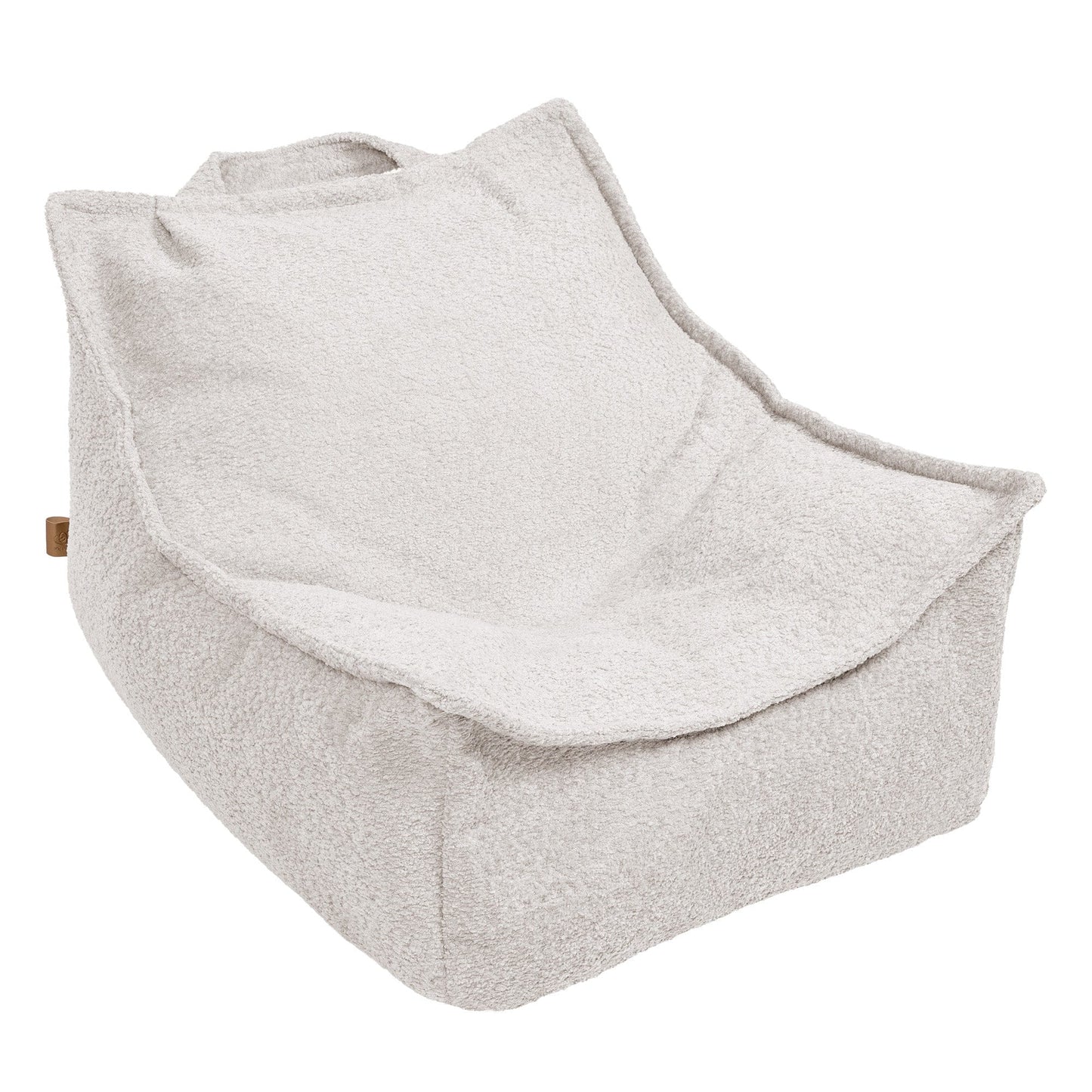 Boucle Bean Bag for Kids Champagne Ecru