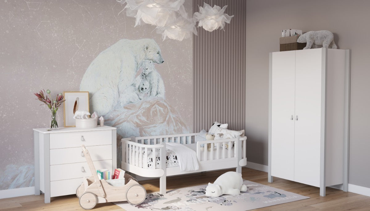 YappyÉtude Kleinkinderbett – 160x80 cm – zusätzliches Produktfoto Skygrey
