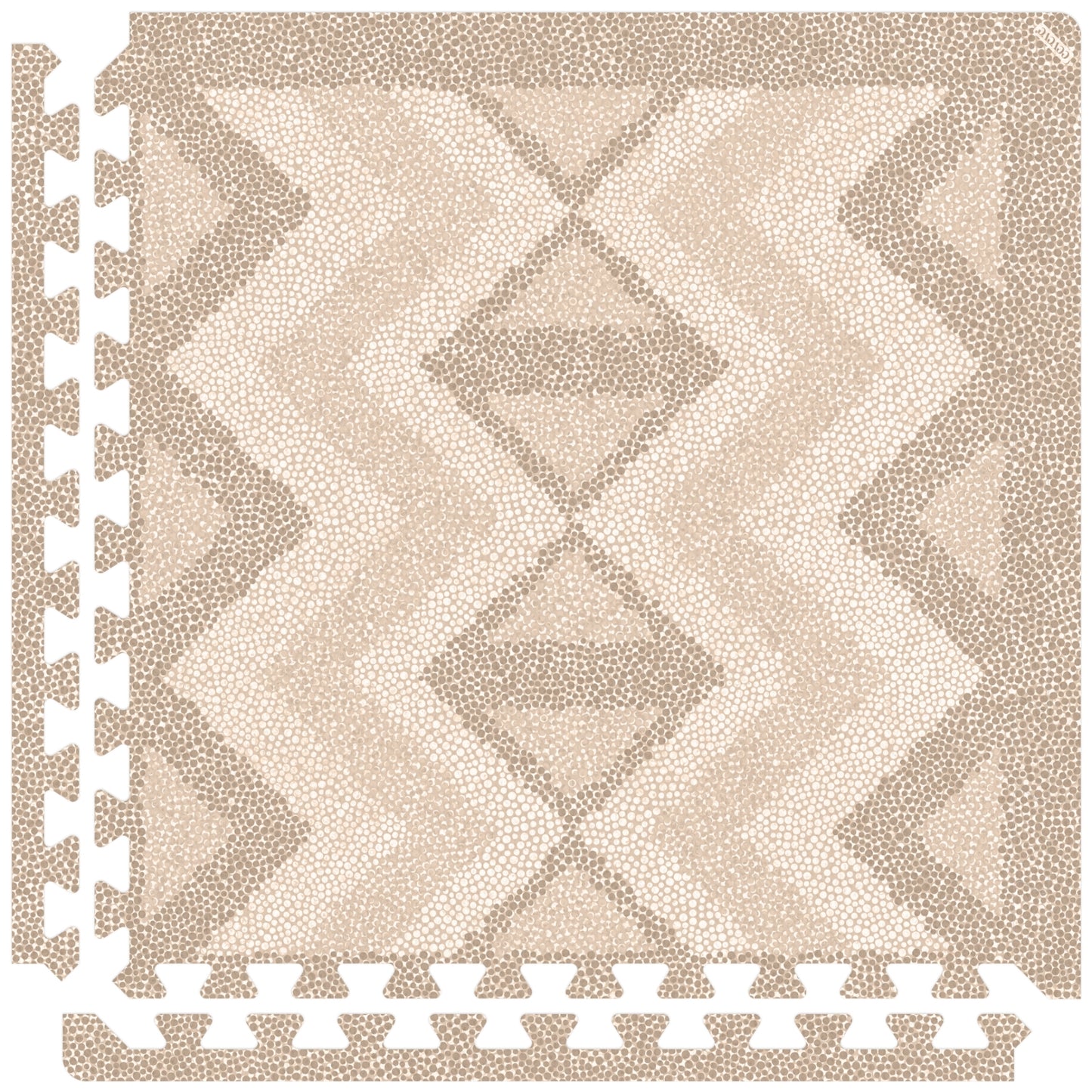 Kilim play mat foam - Sand