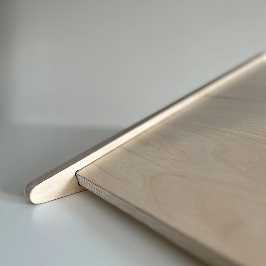 Houten kruipheuvel - glijbaan 16 cm - kruipkist accessoire