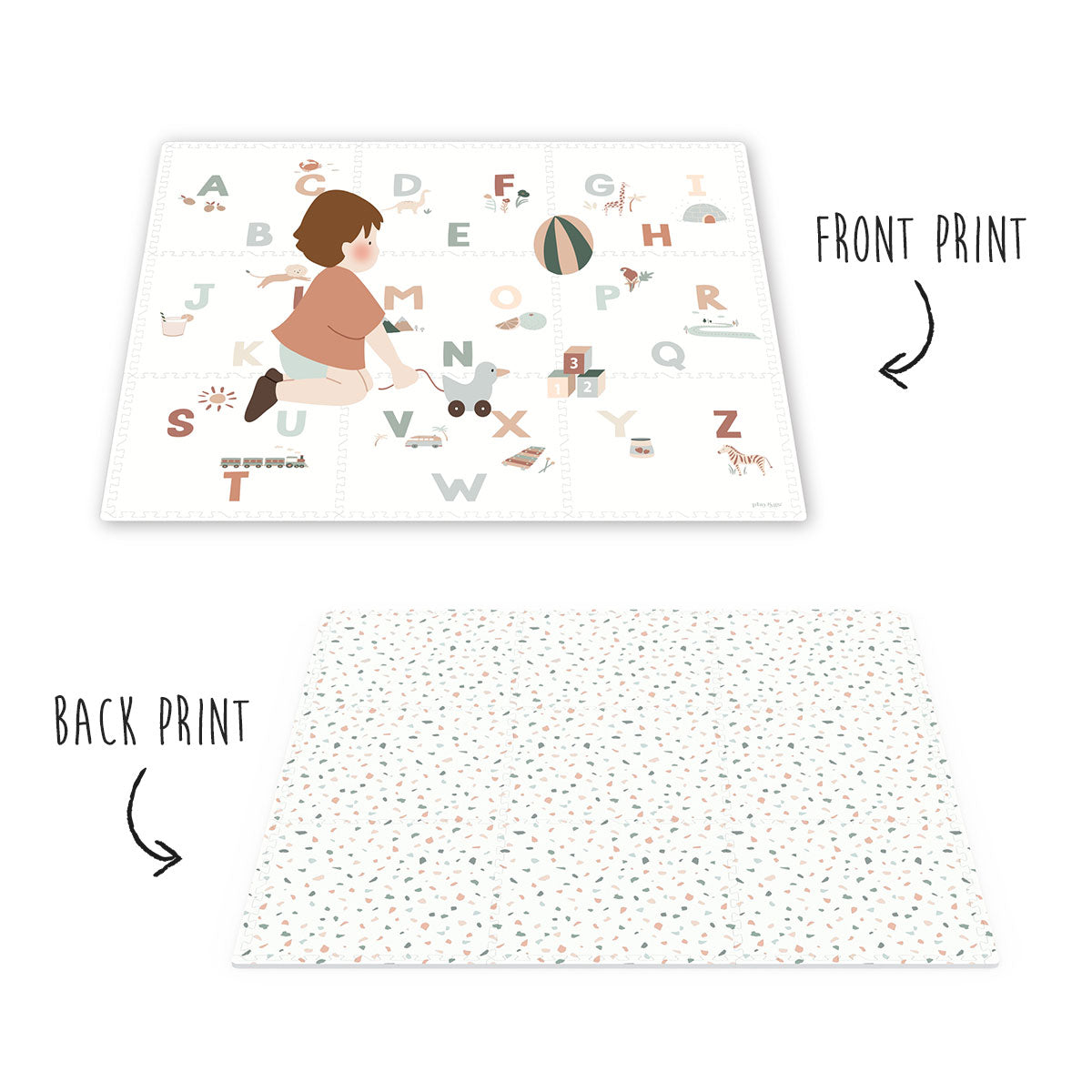 EEVAA Alphabet - Terrazzo puzzle mat