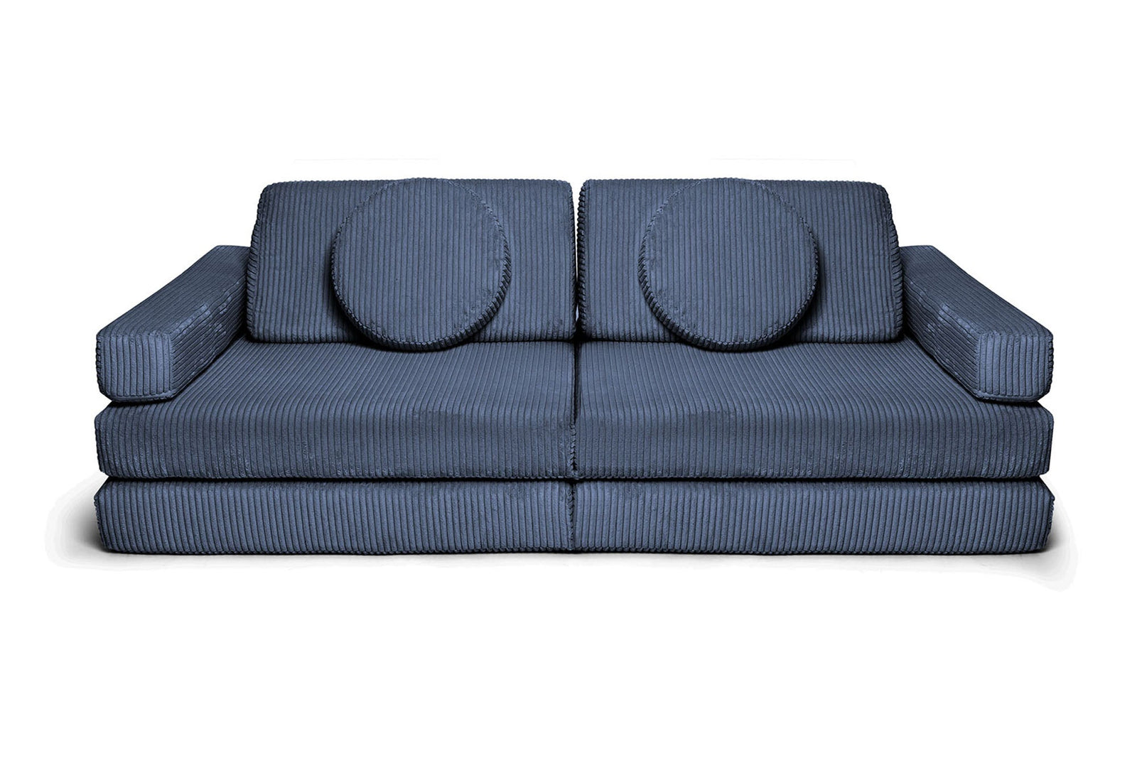 Shappy Speelbank Pure Corduroy in Blueberry – vooraanzicht