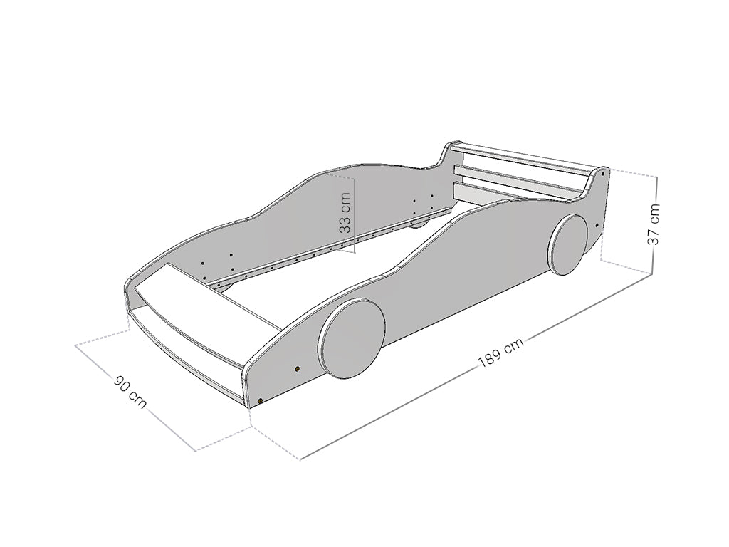Benlemi autobed JP-0062 maattekening