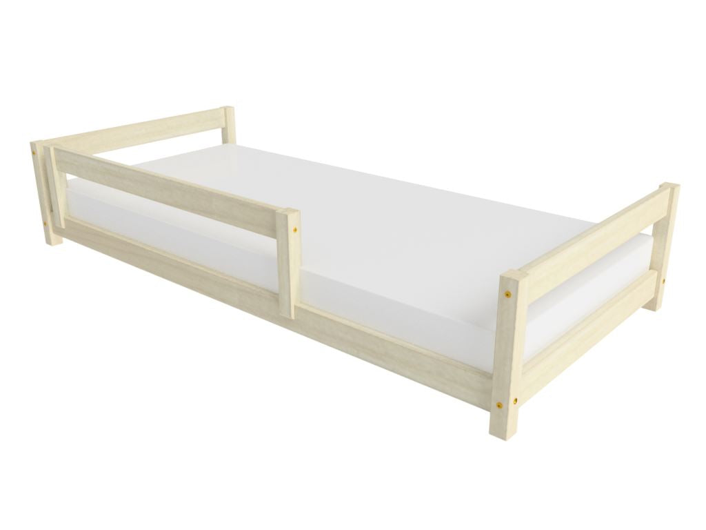 Benlemi LUCKY kinderbed met twee hoofdborden en bedhekje