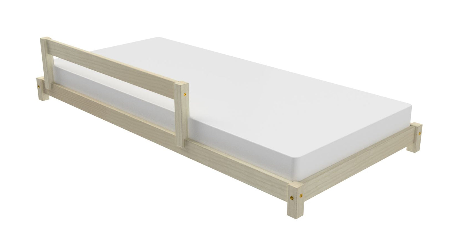 Benlemi LUCKY kinderbed zonder hoofdbord met bedhekje