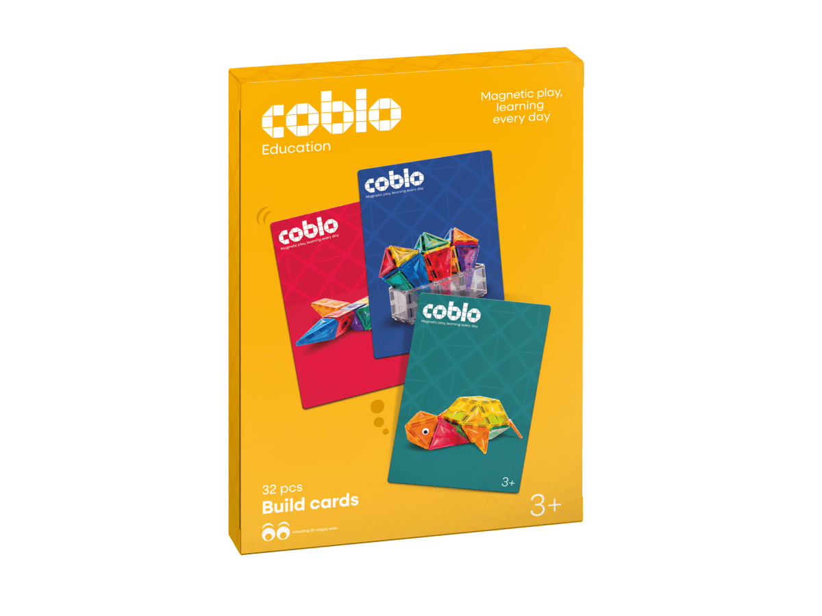 Coblo Baukarten – 32 Stück, Verpackung