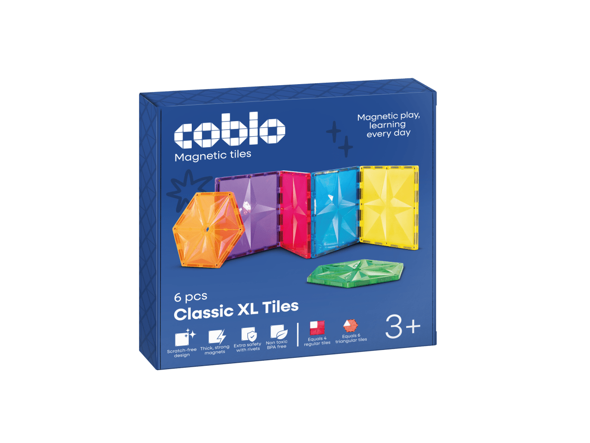 Coblo Magnetfliesen Classic XL – 6 Stück, Verpackung