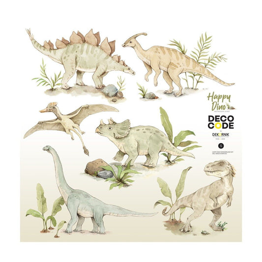 Dekornik Happy Dino Wonderland muurstickerset