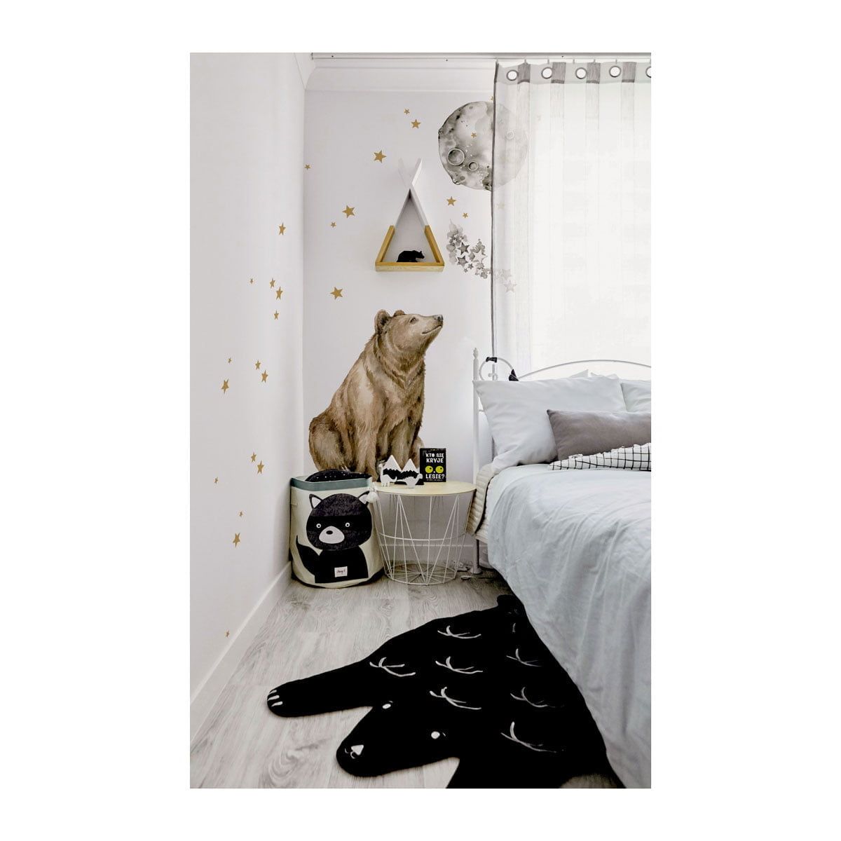 Dekornik Mr. Bear Good Night muursticker