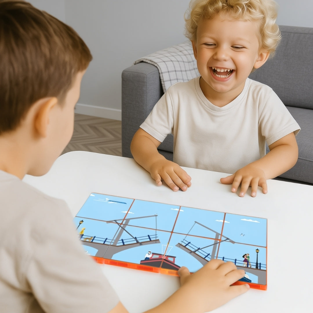 Coblo Toppers Little Amsterdam – 60 stuks op magnetische tegels