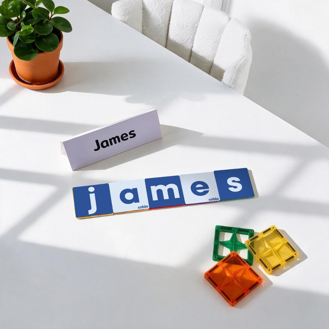 Coblo Toppers Letters – 60 stuks in gebruik