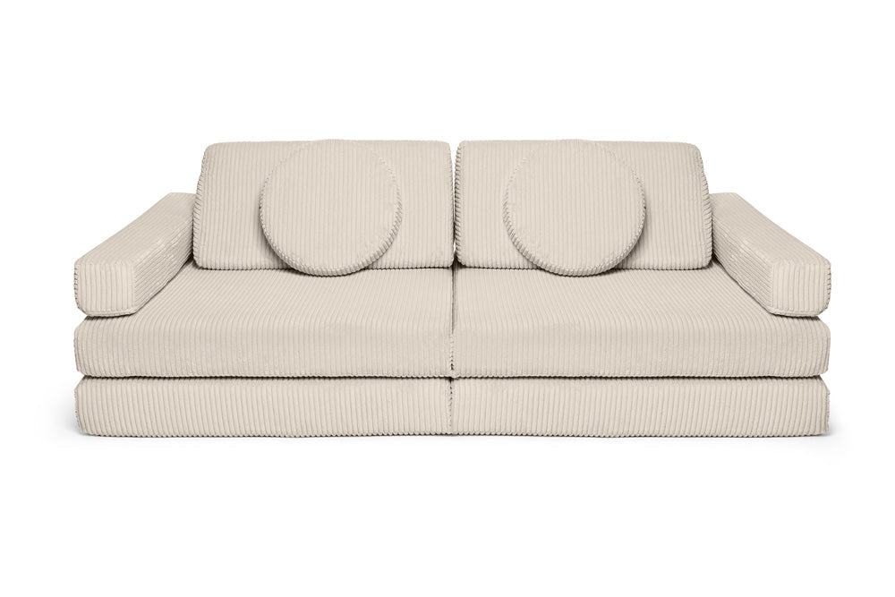 Shappy hoezenset Pure Corduroy Vanilla – vooraanzicht