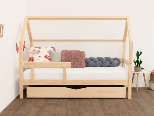 Houten poten kinderbed Tery en Lucky - bedverhoger