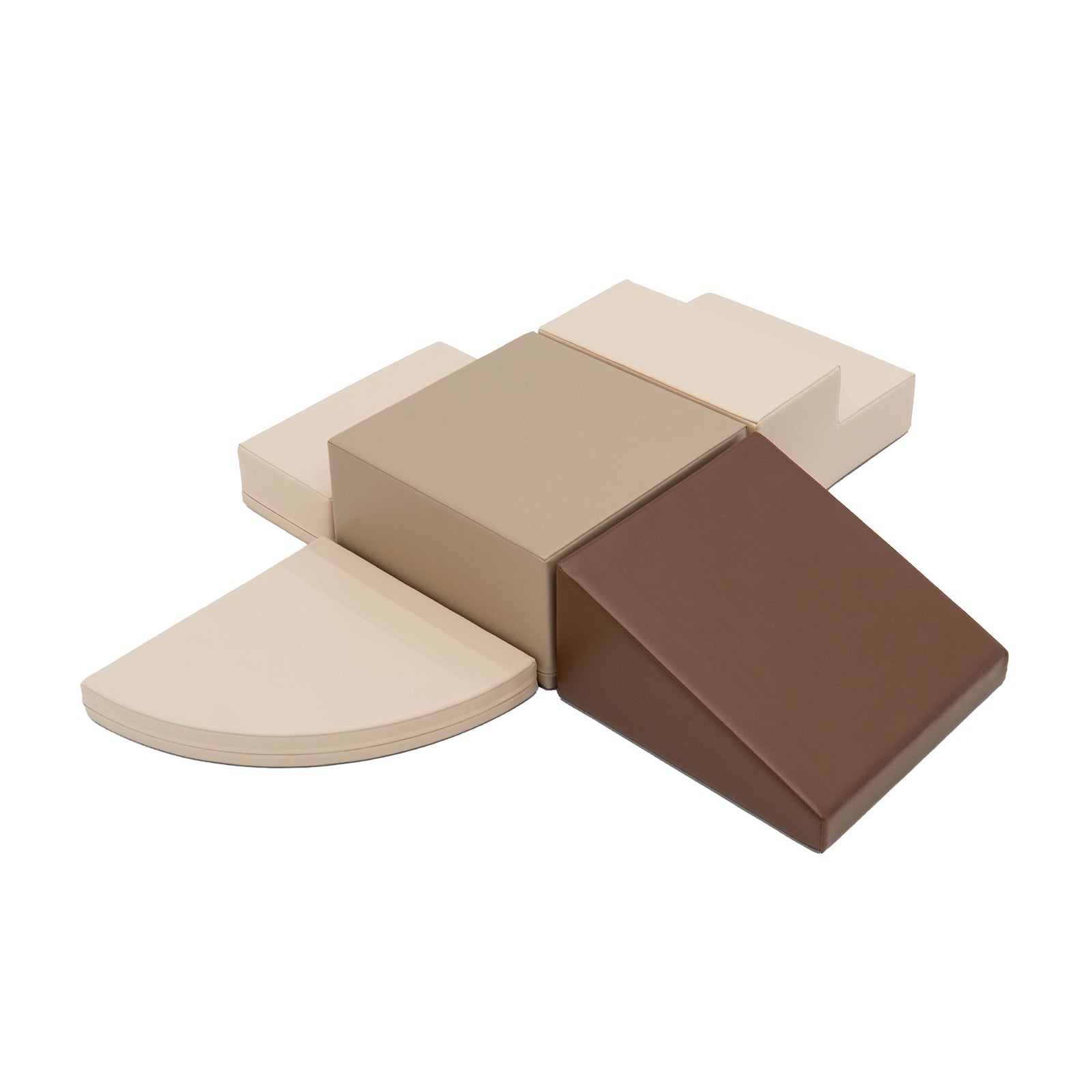 Alternatieve speelopstelling van IGLU Corner Climber in Chocolate Dune