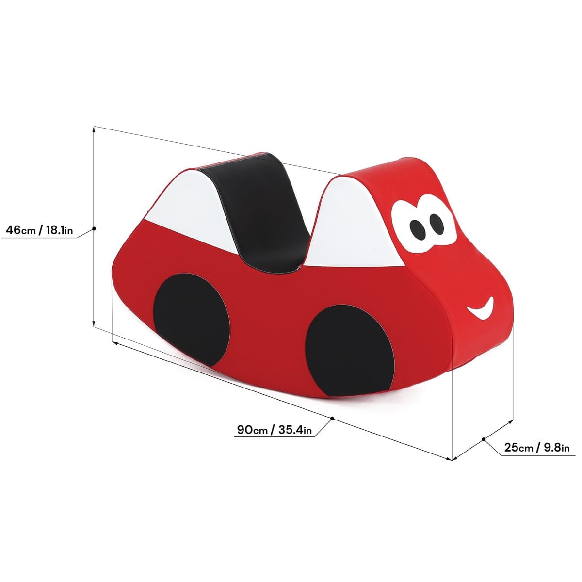 IGLU Soft Play Car zachte schommelauto