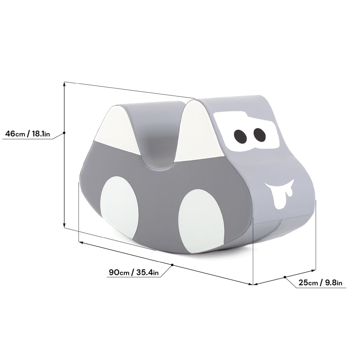IGLU Soft Play Car zachte schommelauto