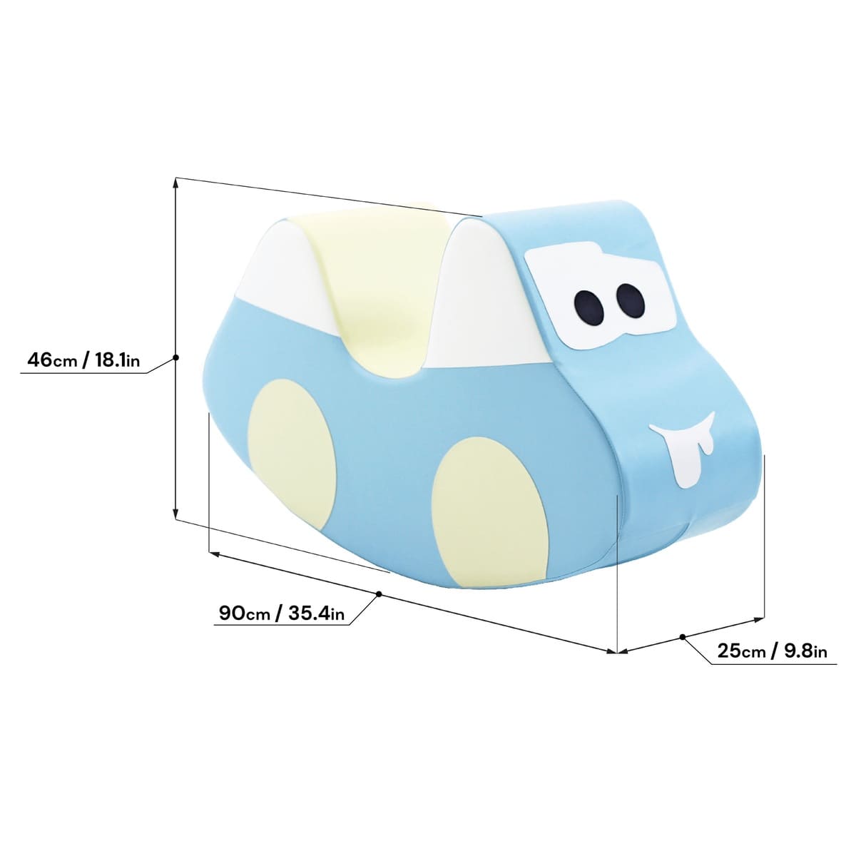 IGLU Soft Play Car zachte schommelauto