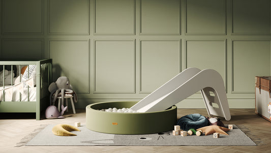 Jupiduu ballenbak olive - inclusief 300 ballen