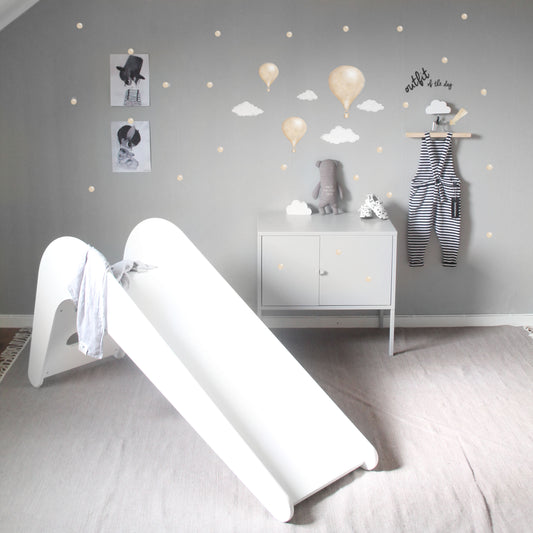 Jupiduu Indoor Kids Slide - houten glijbaan Wit