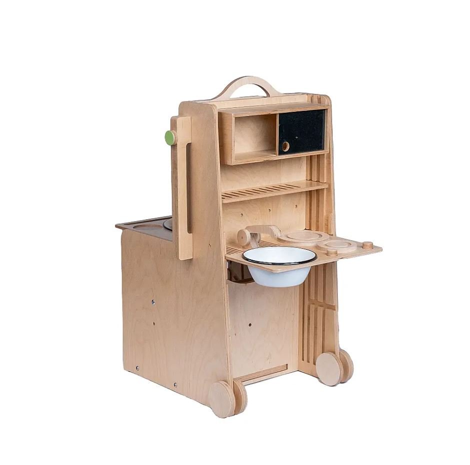 Mini keuken met kookplaat en spoelbak – Leea speelmodule