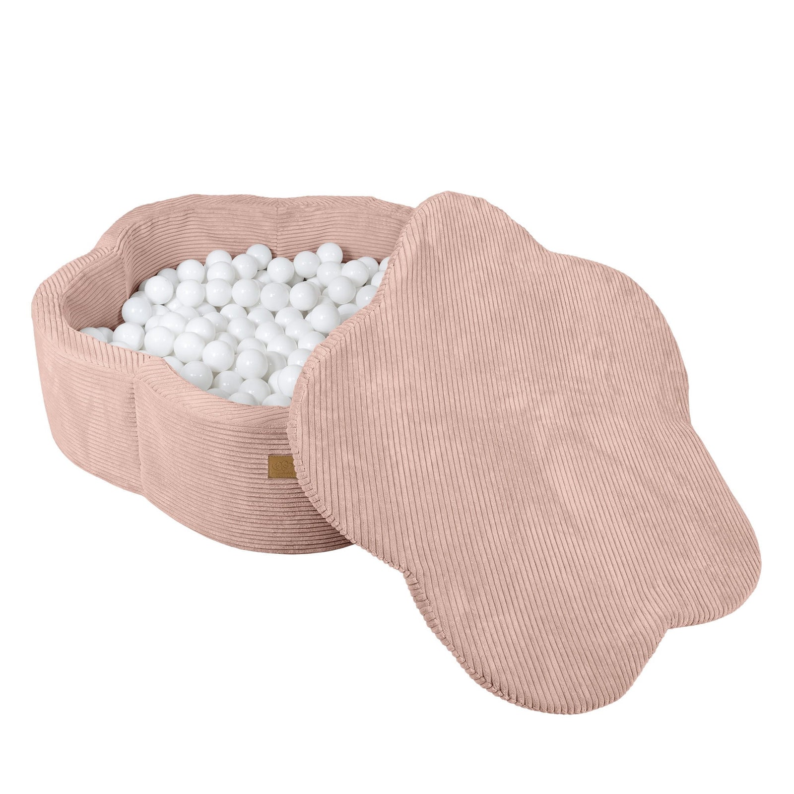 MeowBaby Aesthetic bloemvormige ballenbak in poederroze