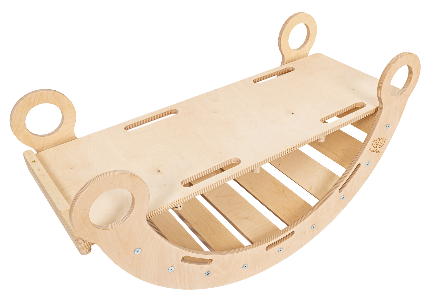 MeowBaby Dream Rocker Small naturel, glijbaan zonder kussen