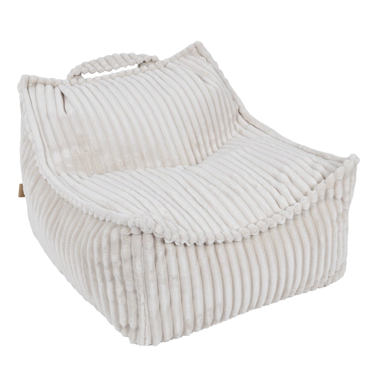 MeowBaby Churros Cord-Kindersitzsack, Weiß