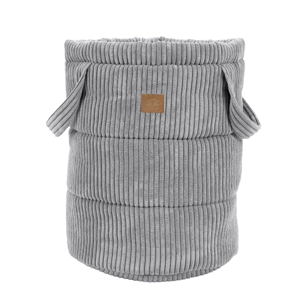 MeowBaby Aesthetic Spielzeugkorb in Grau fürs Kinderzimmer