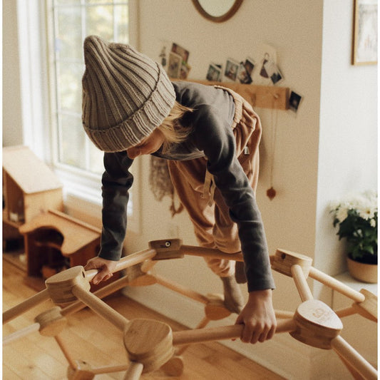 Kinderfeets Bamboe Dome Pikler - avontuur & beweging -