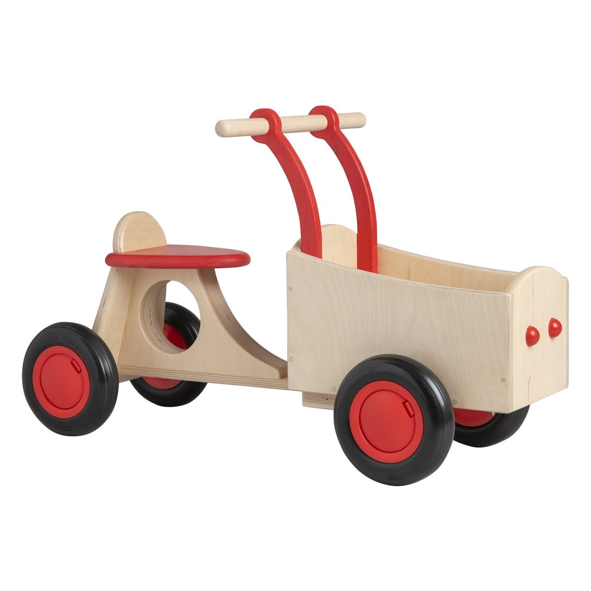 Van Dijk Toys houten loopbakfiets — rood-