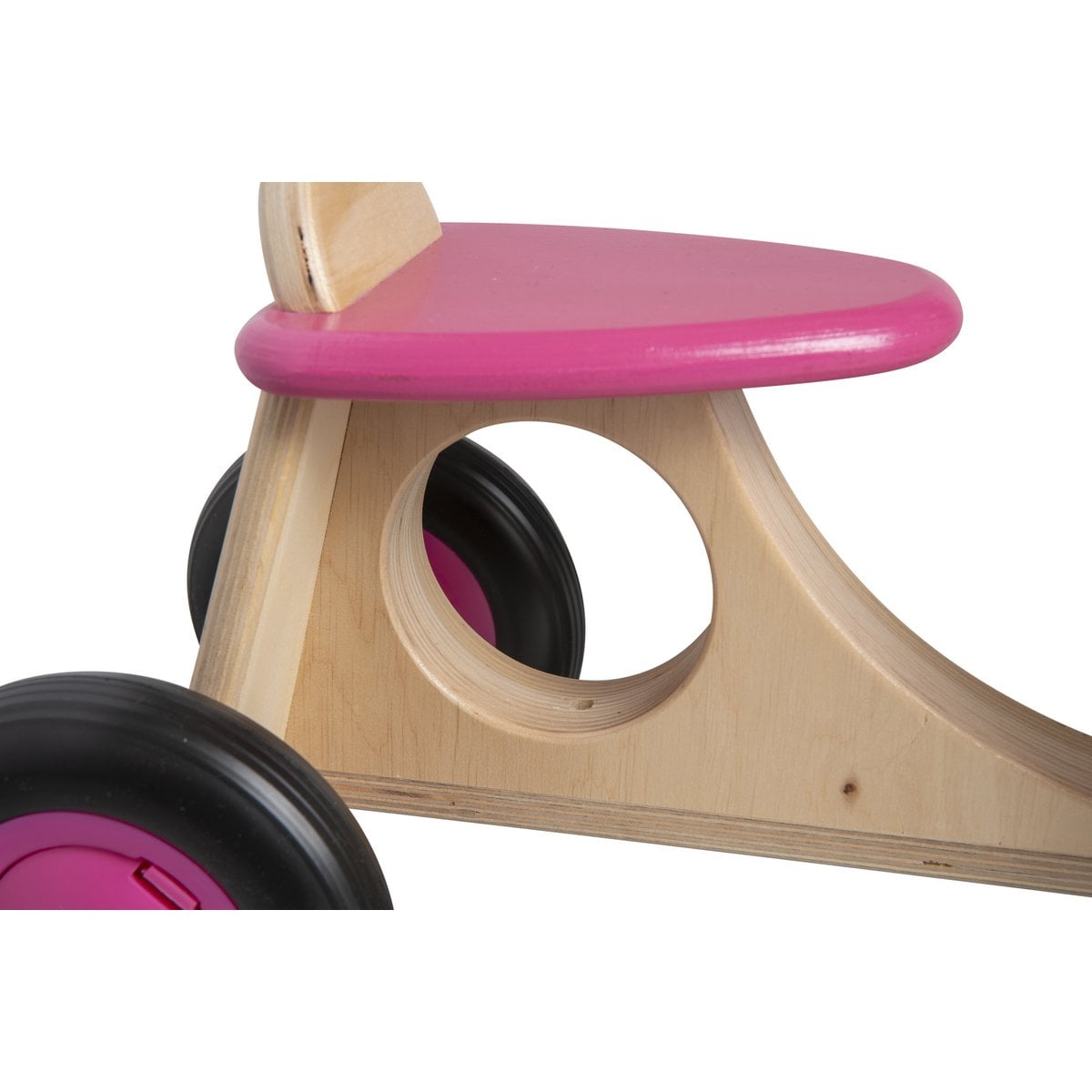 Van Dijk Toys houten loopbakfiets — roze-