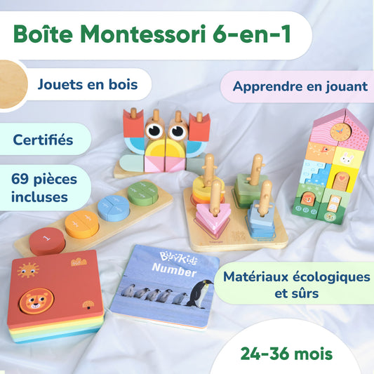 Montessori Play Box - set for children aged 24 to 36 months by BusyKids