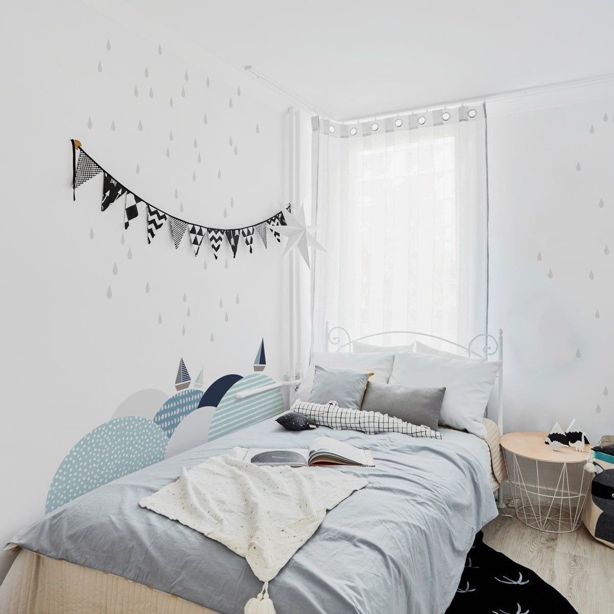 Miniset: Tropfen Hellgrau