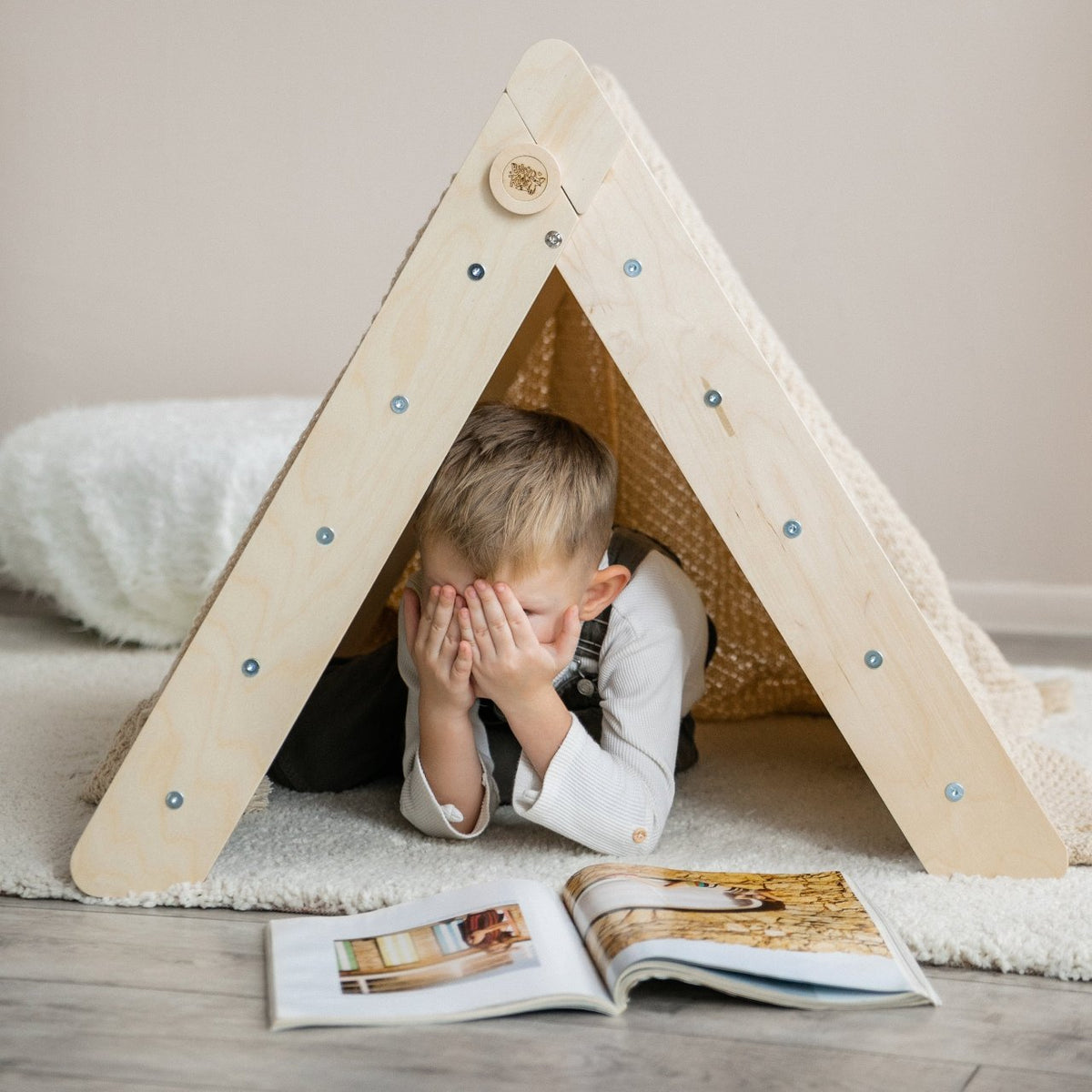 BusyKids Pikler klimdriehoek – regenboog – productbeeld 35