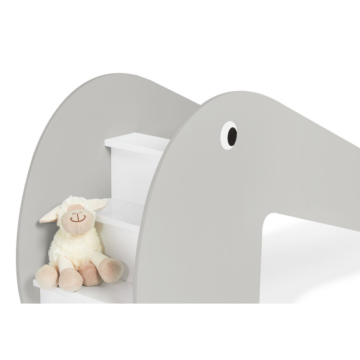 Indoor-slide "lotta", grijs/wit