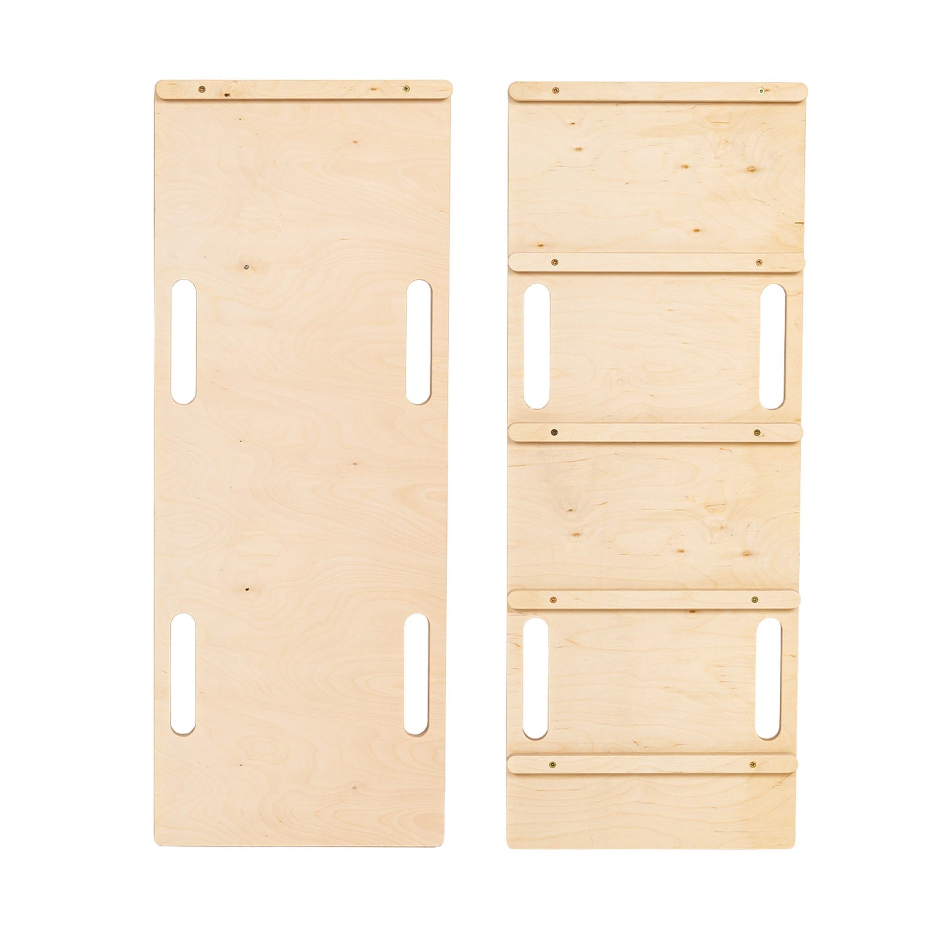 houten wipschommel naturel met glijbaan en ladder voor peuters en kleuters