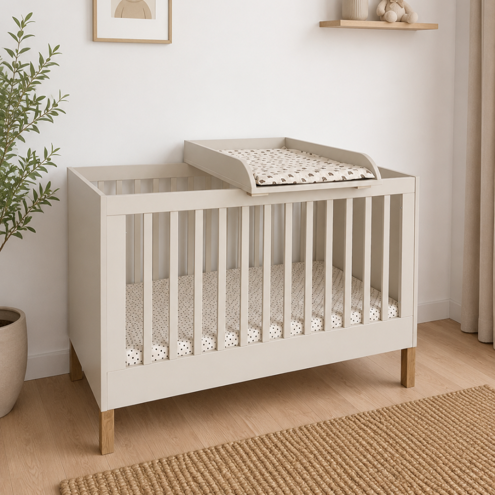 ATB Wickelaufsatz für Babybetten – Kaschmir – weitere Produktansicht 5