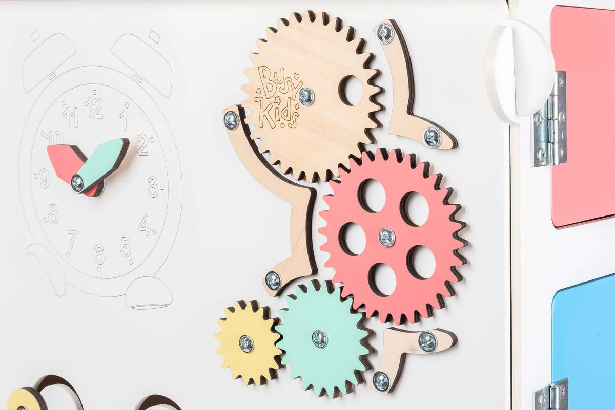 BusyBoard Sensory Play House - White