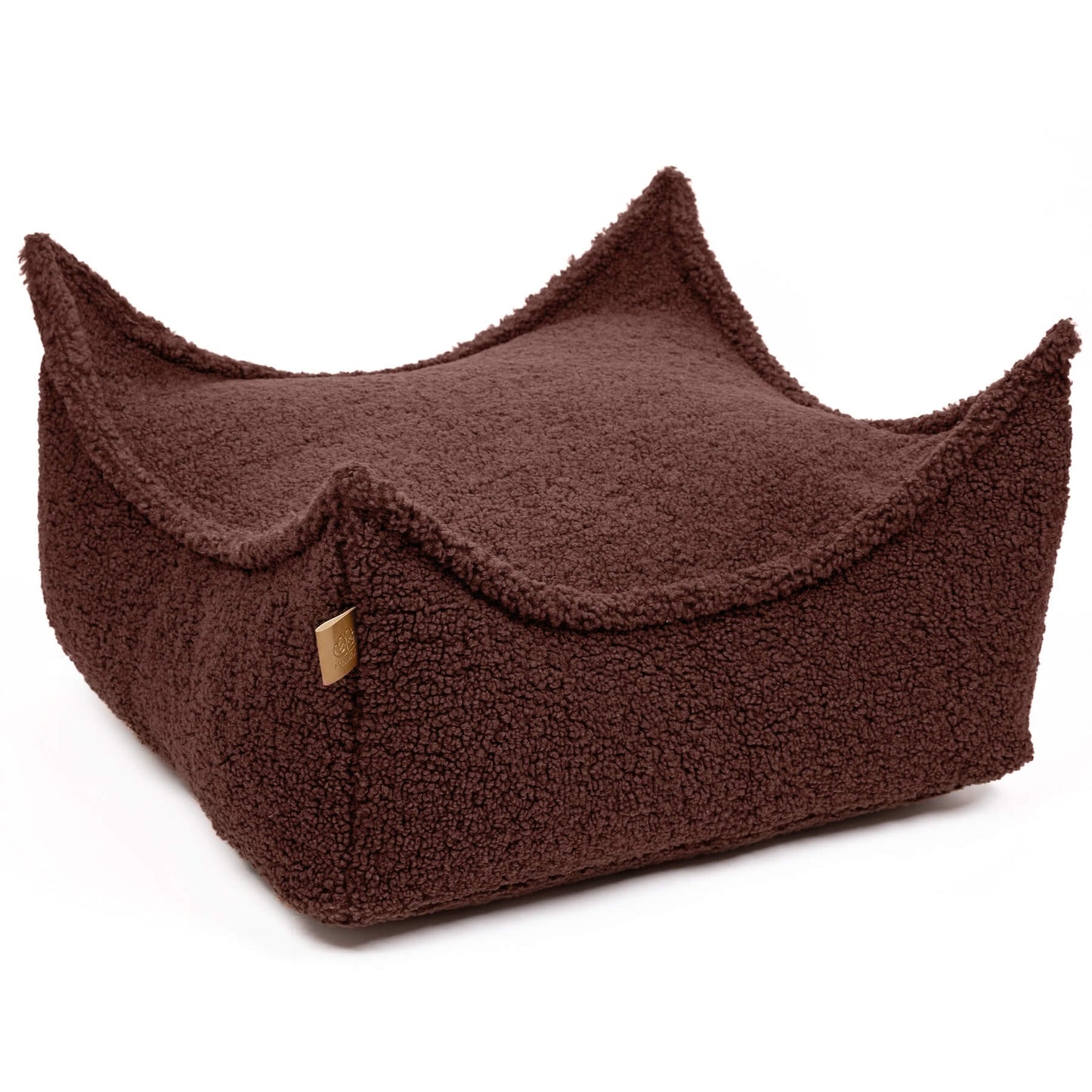 Bearly Square Puff, Braun