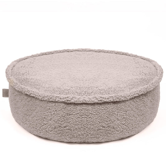 Bearly Round Pouf, Hellgrau