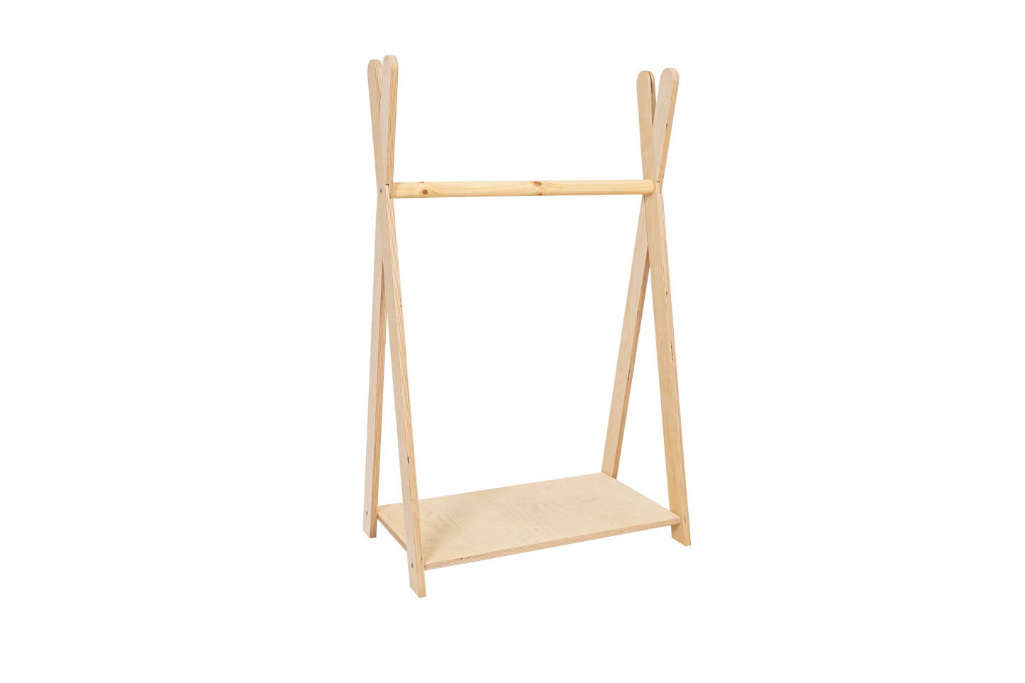 Tipi-Kleiderständer klein weiß