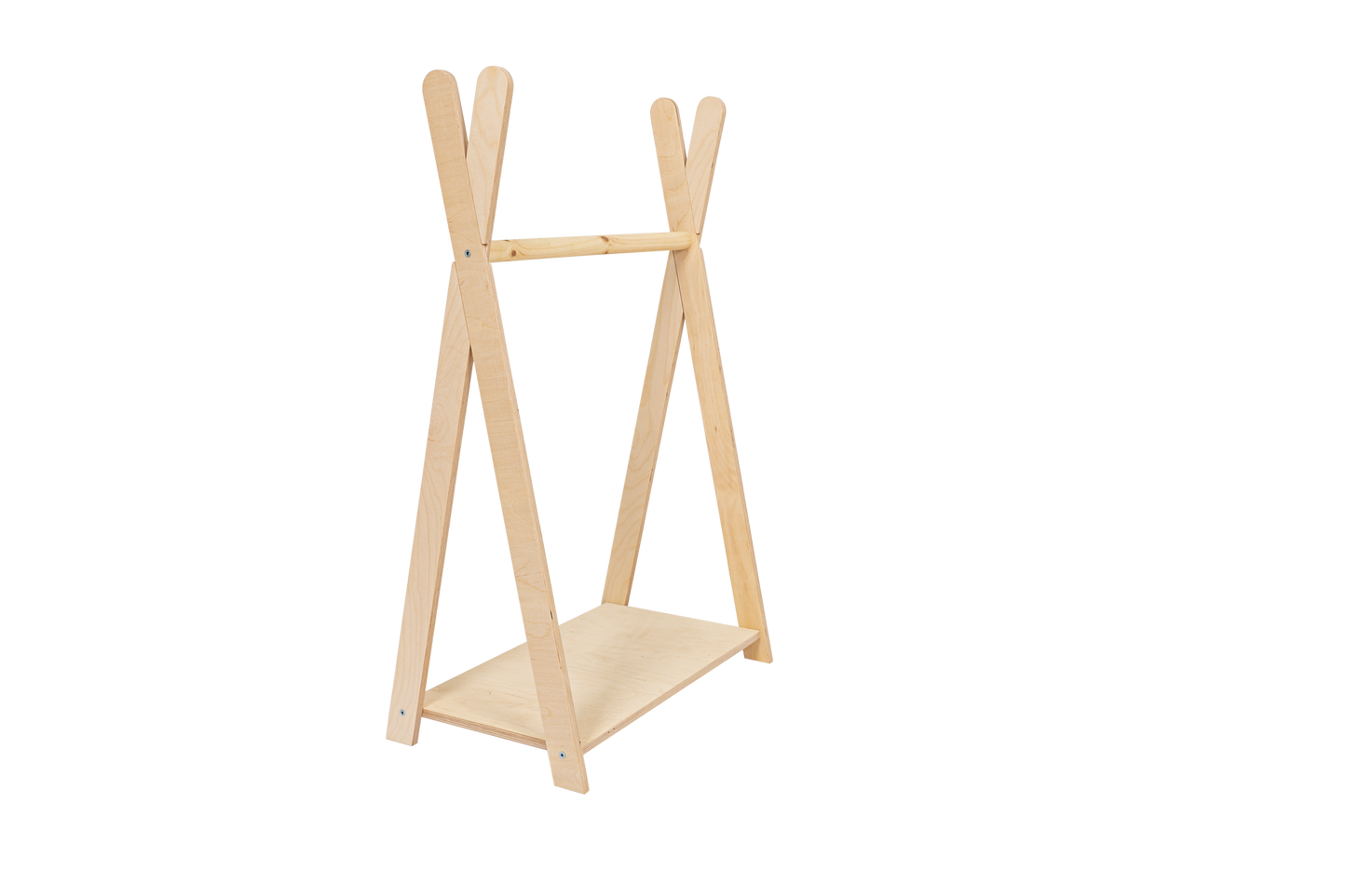 Tipi-Kleiderständer groß, natur