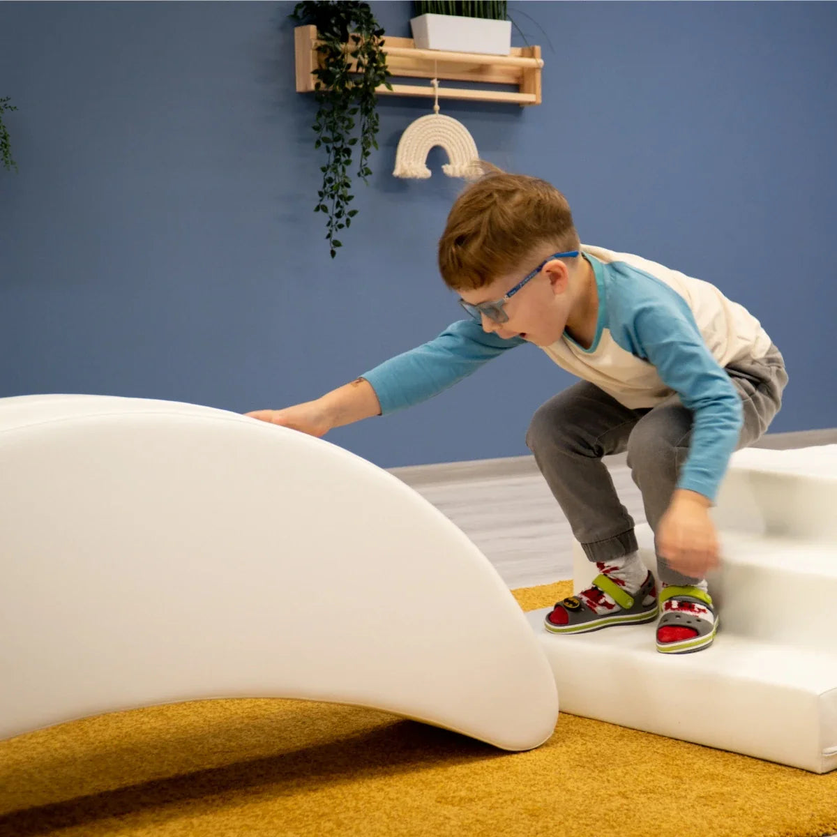 IGLU Banana zachte foam schommelwip voor kinderen
