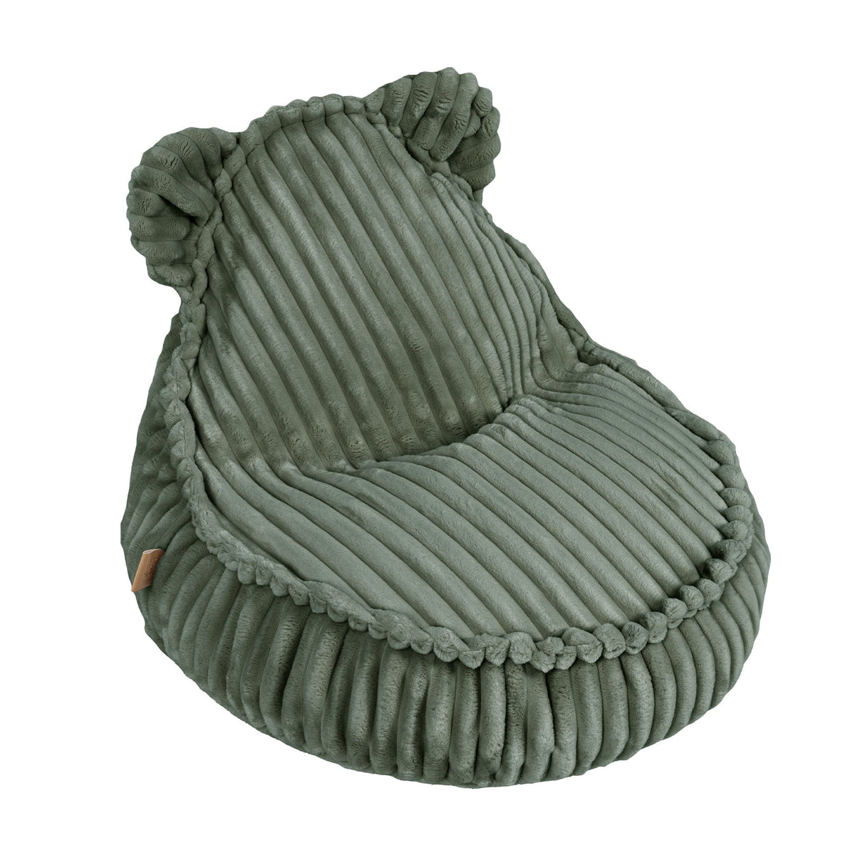 MeowBaby Churros kinderzitzak met oortjes saliegroen