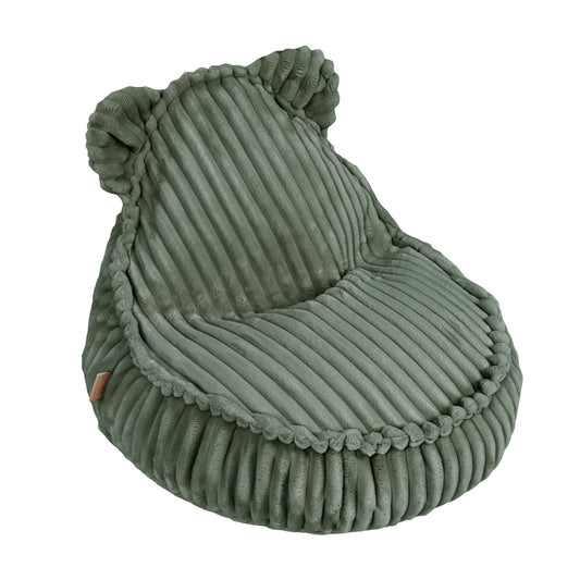 MeowBaby Churros kinderzitzak met oortjes saliegroen