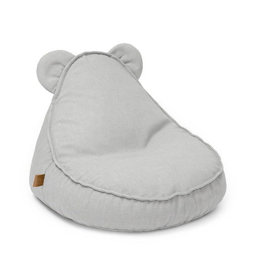 MeowBaby Outzy outdoor kinderzitzak met oortjes grijs