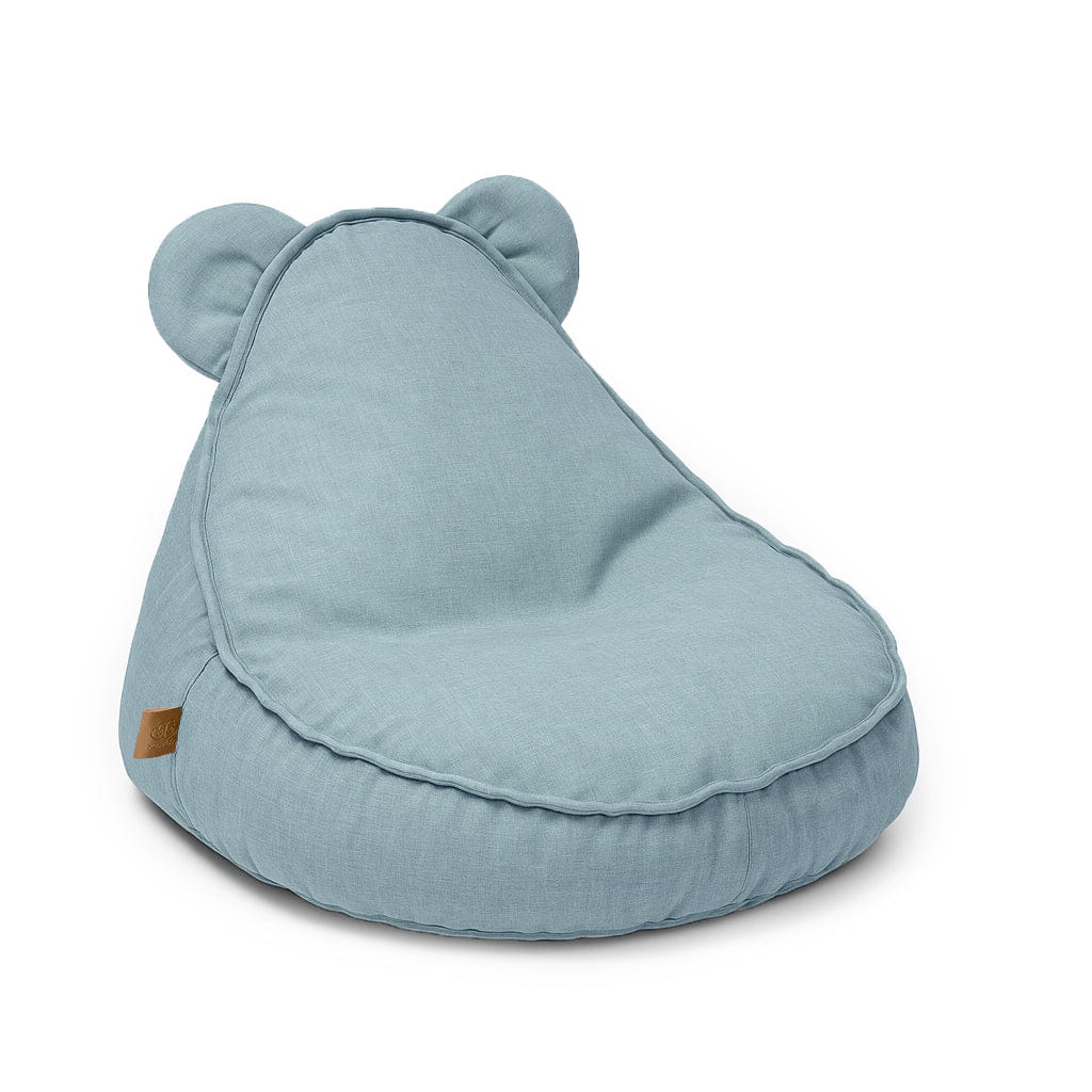 MeowBaby Outzy outdoor kinderzitzak met oortjes blauw